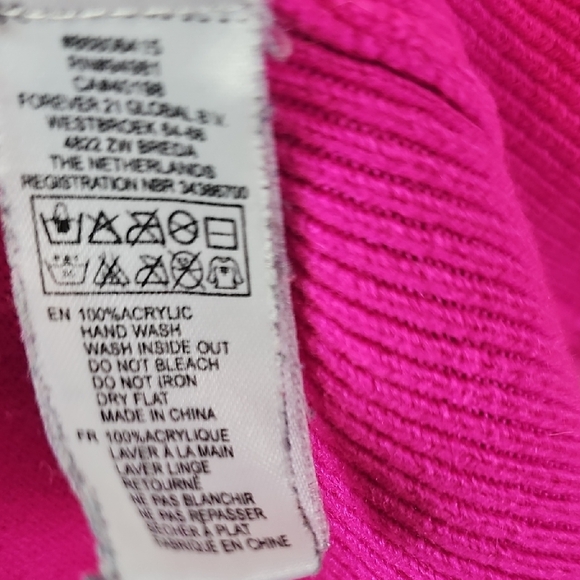 Forever 21 Fuchsia Button-Up Cardigan - Picture 3 of 4